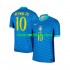 Camisola Brasil Neymar JR 10 Homem Equipamento Segundo 2024 Manga Curta